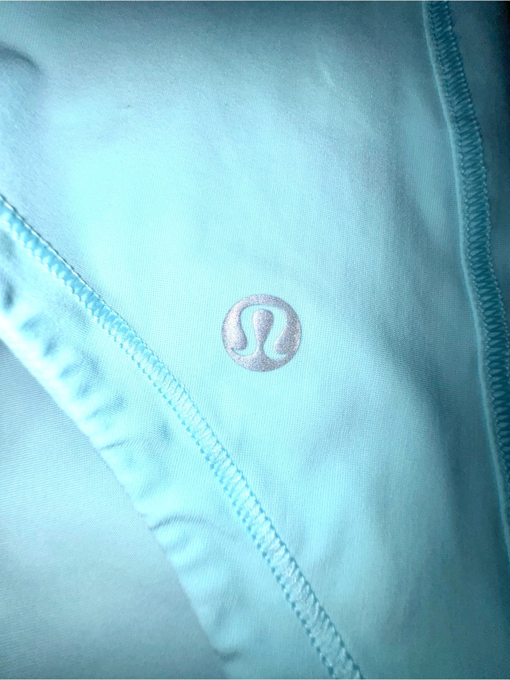 Lululemon Vent It Tank Light Aqua Blue Mesh Back Vent Sleeveless Top - Picture 9 of 9
